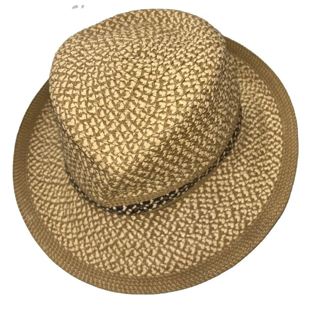 Eric Javits Women’s Squishee Fedora Hat Straw Packable UPF 50+ - Picture 3 of 9